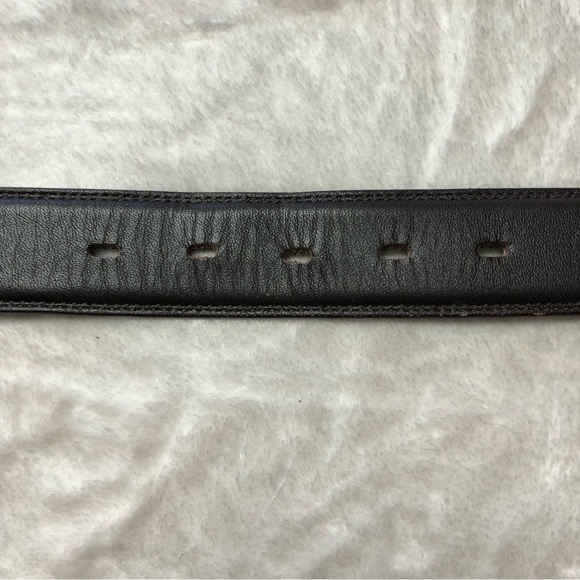 Cansooba Dark Brown Leather Belt Size 36 - Picture 7 of 10